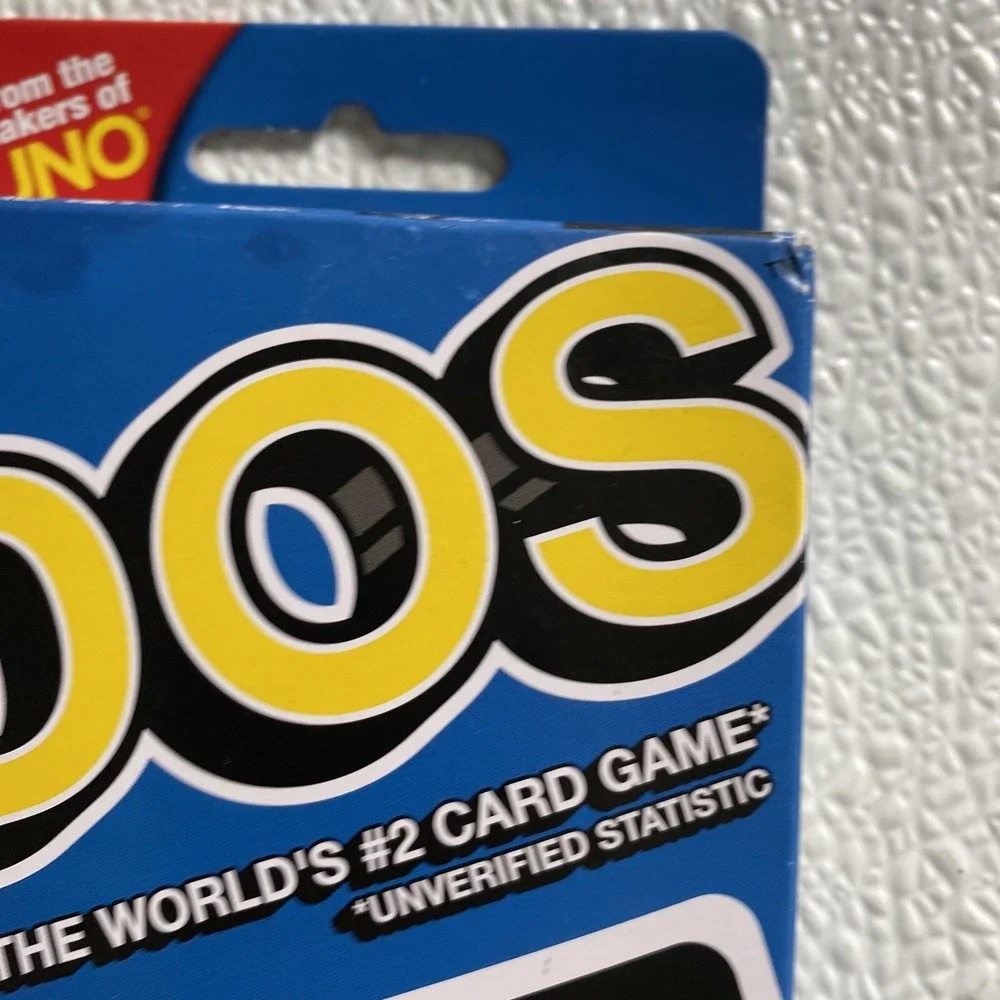 Mattel‎ DOS Card Game Unisex OS Multicolor Good Sealed Decks Family Fun